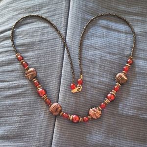 Handmade beaded necklace